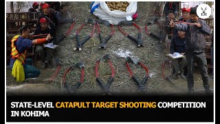 Phom Tribe wins StateLevel Catapult Target Shooting Competition in Kohima hornbillfestival2024 [upl. by Spielman69]