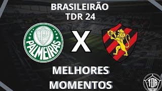 Palmeiras X Sport Recife  Brasileirão  TDR 24 [upl. by Gerstein]