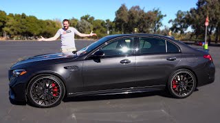 The New 2024 MercedesAMG C63 Tries But Fails [upl. by Ernald]