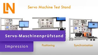 Der ServoMaschinenprüfstand mit unserem modularen Trainingssystem  Impression [upl. by Euqinotna666]