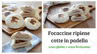 Focaccine in padella senza glutine e senza lievitazione [upl. by Anoik]