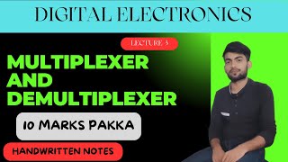 Multiplexer And Demultiplexer in digital electronics  JayCodingClasses [upl. by Messab]