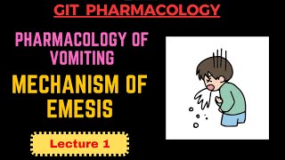 Emesis CTZ and Vomiting center  GIT Pharmacology  Mechanism of Emesis By MrMedico [upl. by Noval]