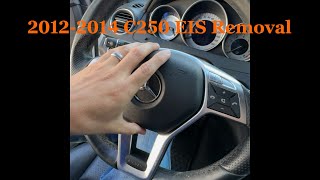 20122014 Mercedes C300 C250 EIS Removal DIY Tutorial Electronic Steering Lock ESL Failed [upl. by Primaveria]