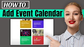 How to add event calendar in elementor 2024 [upl. by Giverin]