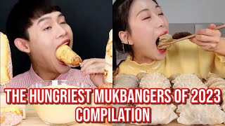 the HUNGRIEST mukbangers of 2023 so far [upl. by Venuti]