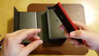 BlackBerry KEY2 LE Unboxing Atomic Red [upl. by Fraze]