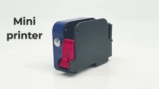 Mini handheld inkjet printer step by step guide [upl. by Gardal]