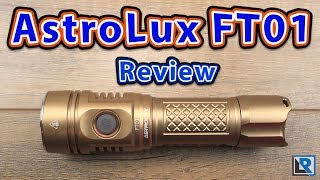 Astrolux FT01 Review Cree XHP502 20700 support USB Rechargeable [upl. by Olegna]