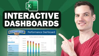 📊 How to Build Excel Interactive Dashboards [upl. by Airdnek]