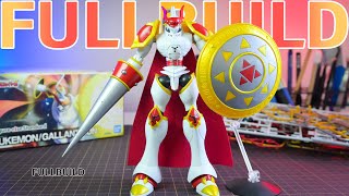 Dukemon Gallantmon FigureRise Standard Digimon Adventure Character Model Kit ASMR Building Toys [upl. by Teresita]