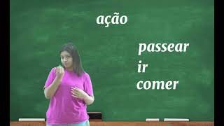 Gramática em Libras  3  Verbo [upl. by Tfat]