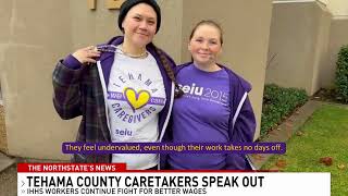 KRCR Tehama County caretakers once again plea Supervisors for higher wages [upl. by Annola]