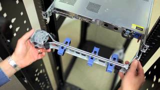 HP ProLiant Quick Deploy Rail Kit installation [upl. by Luby35]