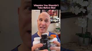 Vitamins You Should Not Take Before Bed Dr Mandell [upl. by Airdnaz522]