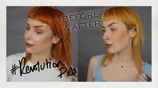 REVOLUTION PRO  NEW HAIR COLOUR REMOVER  BEFORE  AFTER [upl. by Ydualc]