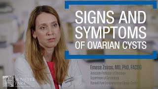 Signs and Symptoms of Ovarian Cysts [upl. by Allemahs896]