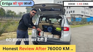 Renault Triber in CNG 🤩 Owners review after 76000 Km chetanvscar [upl. by Leavy]