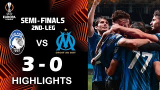 Highlights Atalanta 30 Marsiglia  Semifinali  UEFA Europa League 202324 [upl. by Landau876]