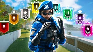 1v1 vs EVERY Rank in Rainbow Six Siege Playstation Edition [upl. by Mcclimans]