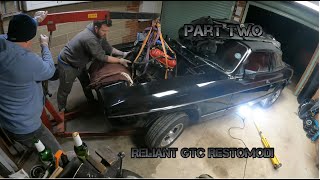 Reliant GTC Resto Mod PART TWO Engine and gearbox [upl. by Yemerej]