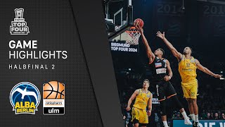 ALBA BERLIN vs ratiopharm Ulm  Pokal Halbfinale 2024  Full Game Highlights [upl. by Hars]