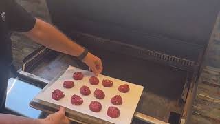 Red Velvet Cookies  Recteq Smokestone [upl. by Cinda270]