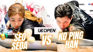 SEO SEOA VS KO PING HAN  UK OPEN 2024 billiards 9ball 9ballpool ukopen [upl. by Nealon]