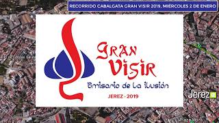 RECORRIDO CABALGATA GRAN VISIR 2019 Jerez TV 2019 [upl. by Wadesworth]