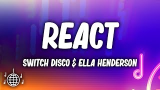 Switch Disco  REACT Lyrics ft Ella Henderson Robert Miles [upl. by Llenhoj370]