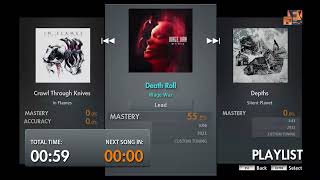 Death Roll  Wage War Lead  Bb F Bb Eb G C Guitar Tab [upl. by Shirk805]