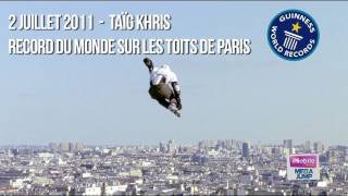 M6 mobile Mega Jump Taïg Khris Sacré Cœur Record Officiel [upl. by Karry197]