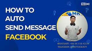 How To Auto Send Message Facebook  Tool Auto Send Message Facebook [upl. by Niawd]