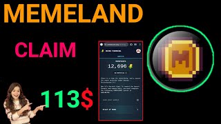 113 Memeland Token Claim Process  How to Withdraw Meme token from Exchange [upl. by Auqined620]