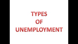 TYPES OF UNEMPLOYMENT  HINDI [upl. by Hayidan401]