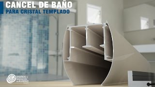 Cómo armar un Cancel de Baño para Cristal Tamplado 6 y 9 mm [upl. by Enilra]