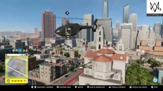 Watch Dogs 2 Blowing up police helicopter with quadcopter [upl. by Benilda680]