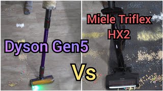 Dyson Gen5 Detect vs Miele Triflex HX2  Not Even Close [upl. by Seabury]