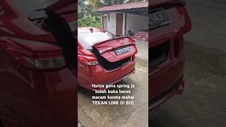 Hanya pasang spring je boleh buka bonet auto macam kereta mahal caraccessories [upl. by Ching727]