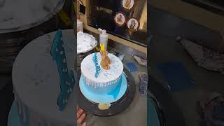 Blue theme 1 sal bacche ke liye cake 🎂 short video turning viral YouTube [upl. by Heidy98]