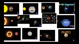 8 planets amp 5 dwarf planets mashup [upl. by Ardaid]