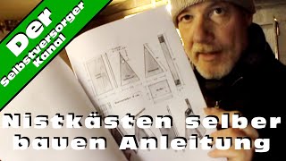 Nistkästen selber bauen Anleitung [upl. by Nosecyrb]