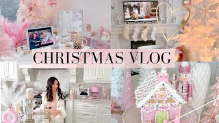 CHRISTMAS VLOG🎀 PINKMAS SLMISSGLAM [upl. by Haelam]