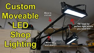 Perfect LED lighting for any shop Move it where you need it [upl. by Taft]