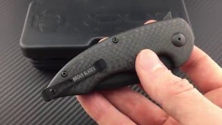 Jason Brous Blades Carbon Fiber Sinner Blackout Blade [upl. by Harbard]