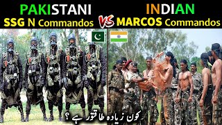 Pakistan SSG Navy Commandos VS Indian Marcos Commandos Comparison  Marcos Vs SSGN [upl. by Lladnor]