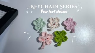 Crochet tutorial  How to crochet four leaf clovers 🍀 🍃 Beginner friendly [upl. by Katonah573]