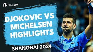 Novak Djokovic Plays His First Match In China Since 2019  Shanghai 2024 Highlights [upl. by Knick464]