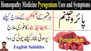 Pyrogenium 200 uses in Hindi  Uses and Symptoms  Pyrogenium  Typhoid Fever medicine  Anti Septic [upl. by Anole]