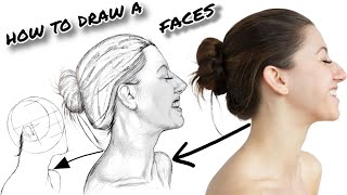 Mastering Face Sketching  The Loomis Method Portrait Draw Tutorial For Beginners [upl. by Shamma]